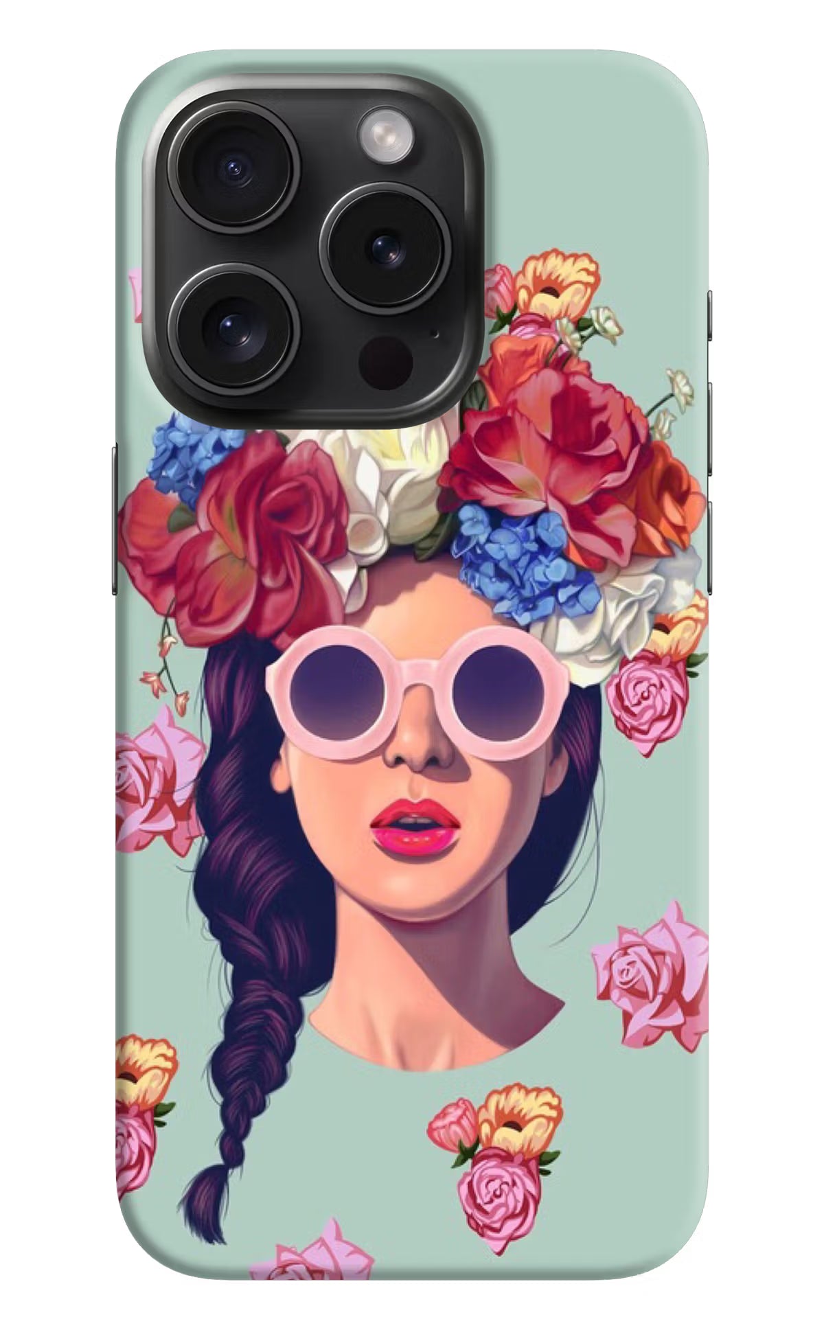Pretty Girl iPhone 15 Pro Max Hard Case Back Cover by Casekaro