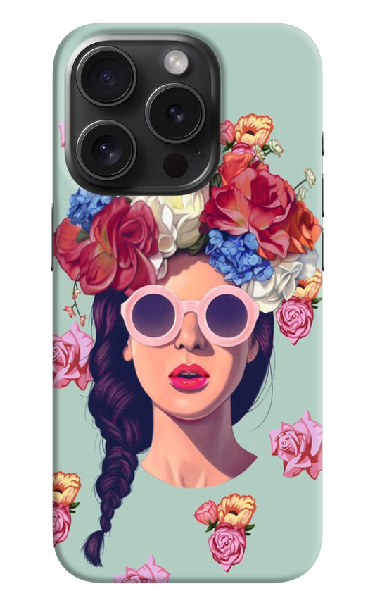 Pretty Girl iPhone 15 Pro Max Hard Case Back Cover by Casekaro