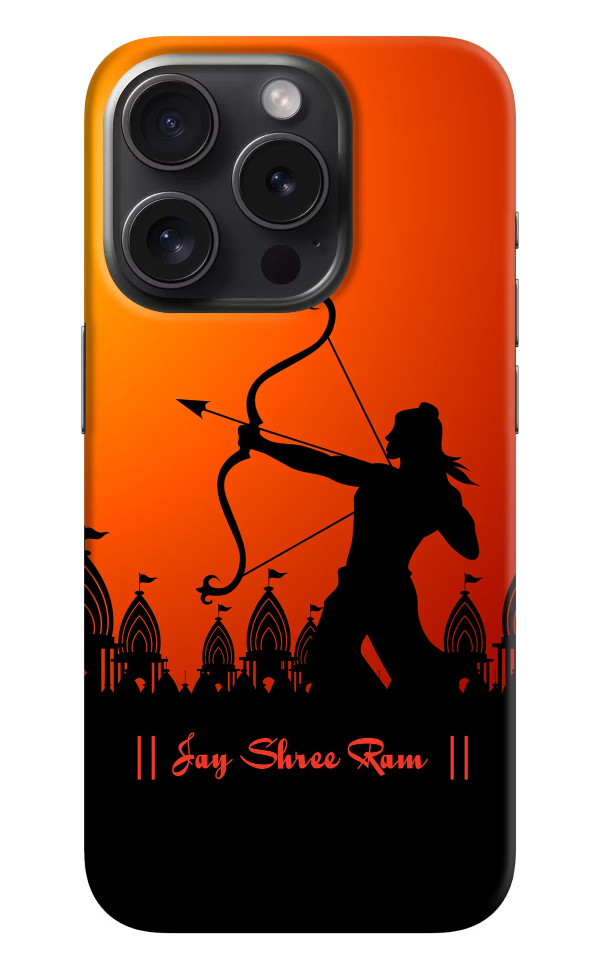 Lord Ram - 4 iPhone 15 Pro Max Hard Case Back Cover by Casekaro