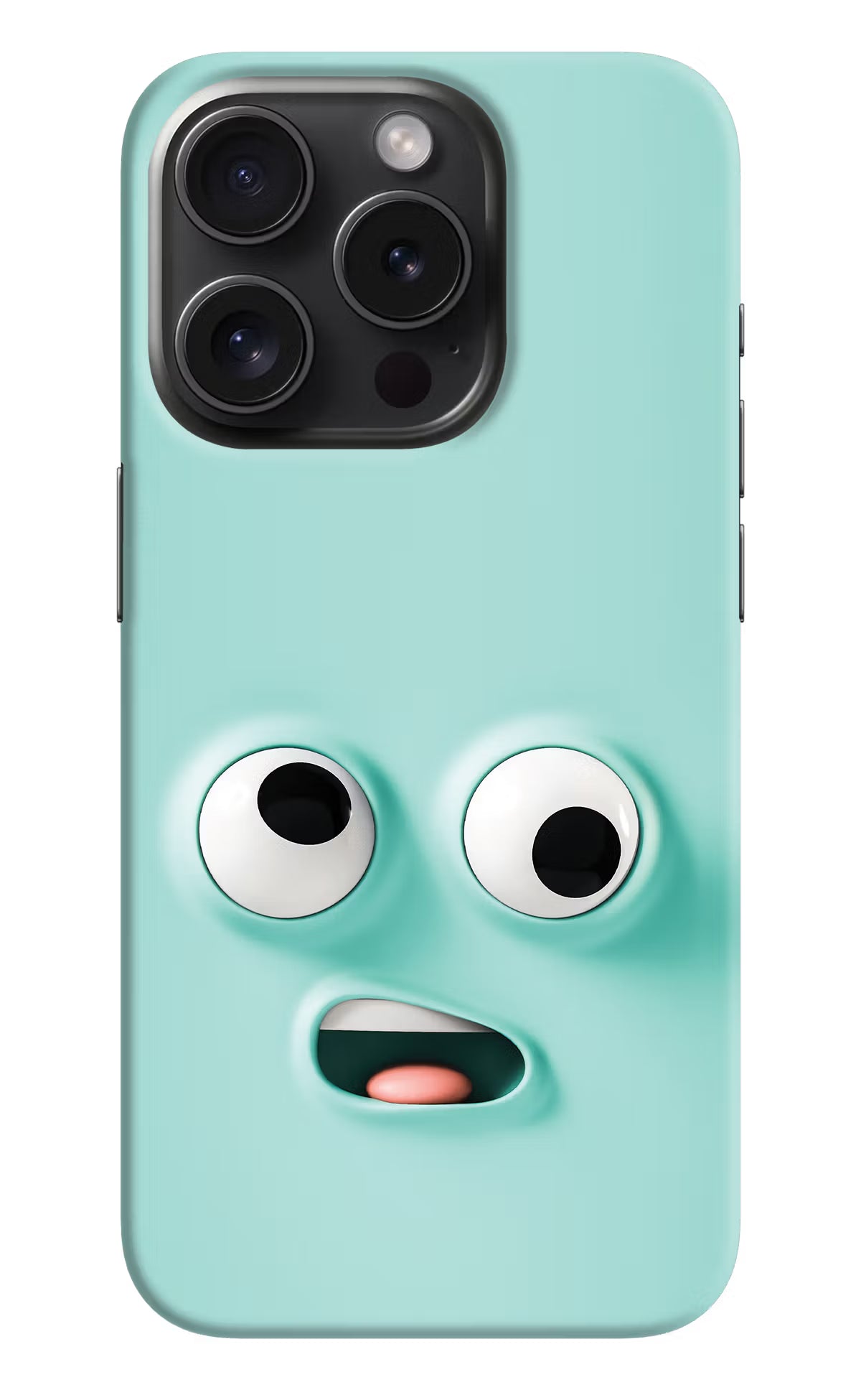 Funny Cartoon iPhone 15 Pro Max Hard Case Back Cover by Casekaro