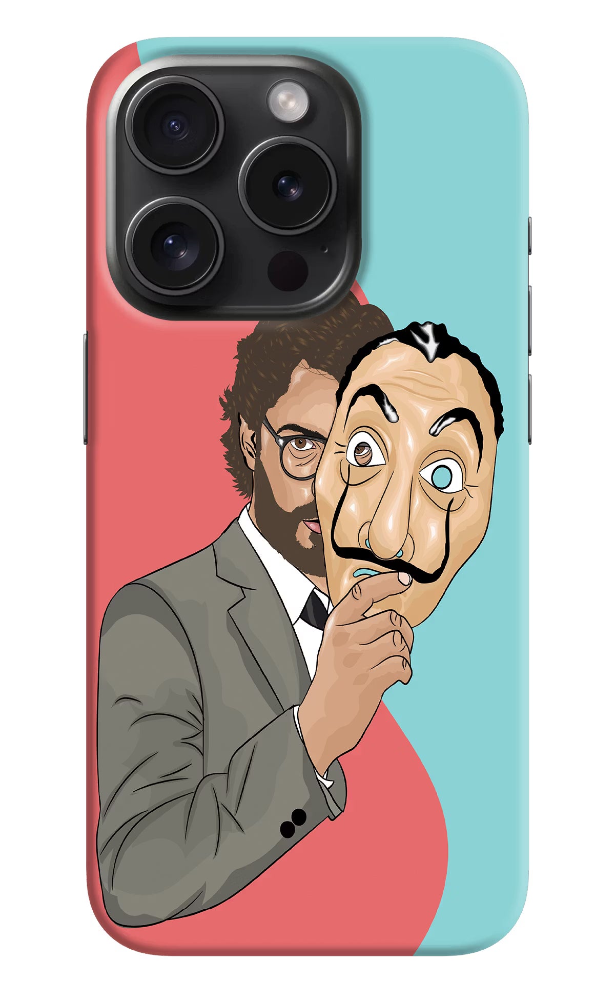 Professor iPhone 15 Pro Max Hard Case Back Cover by Casekaro