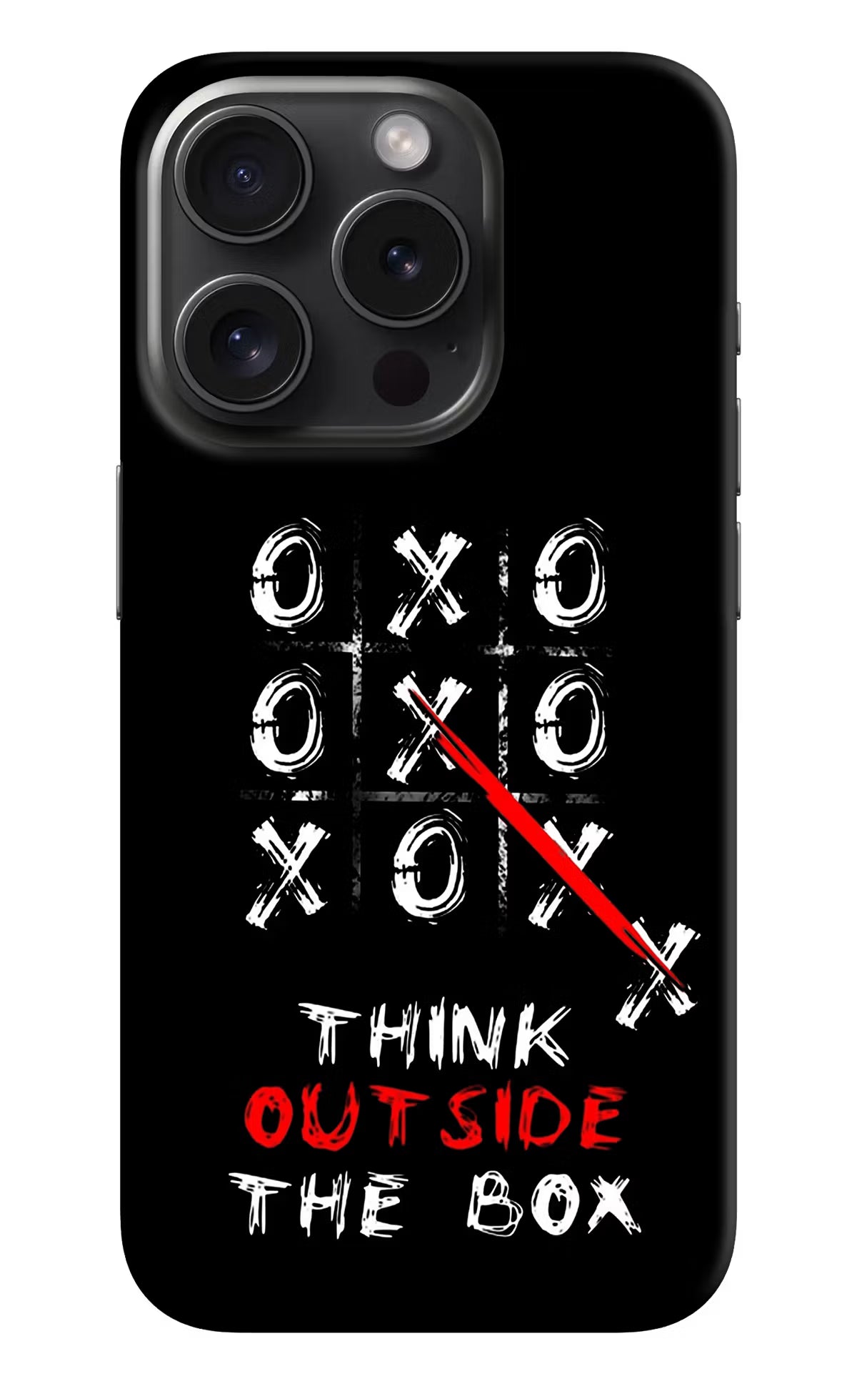 Think out of the BOX iPhone 15 Pro Max Hard Case Back Cover by Casekaro