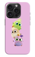 Cute Little Birds iPhone 15 Pro Max Hard Case Back Cover by Casekaro