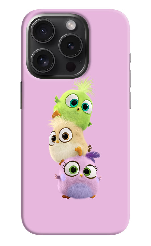 Cute Little Birds iPhone 15 Pro Max Hard Case Back Cover by Casekaro