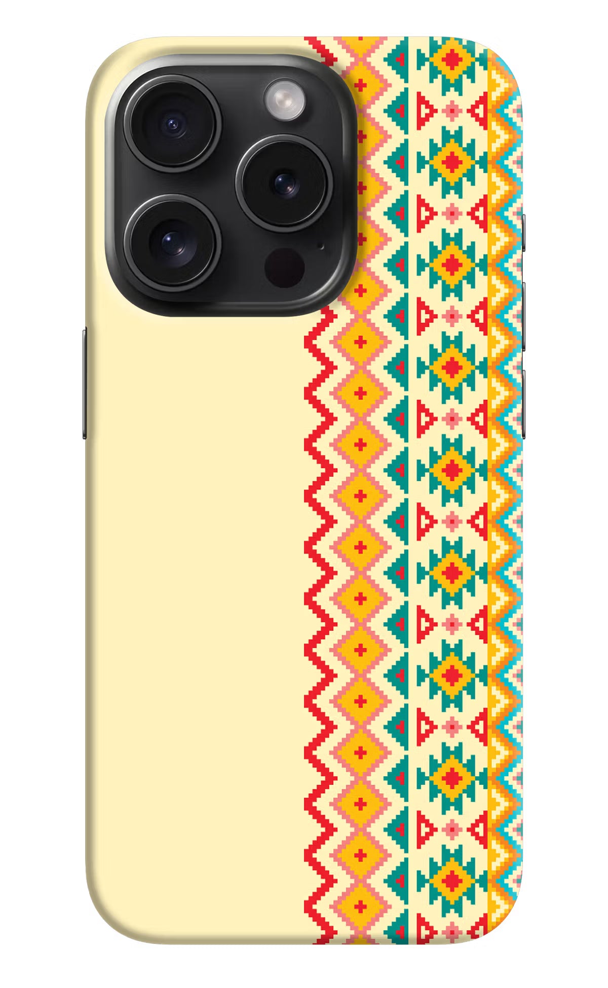 Ethnic Seamless iPhone 15 Pro Max Hard Case Back Cover by Casekaro