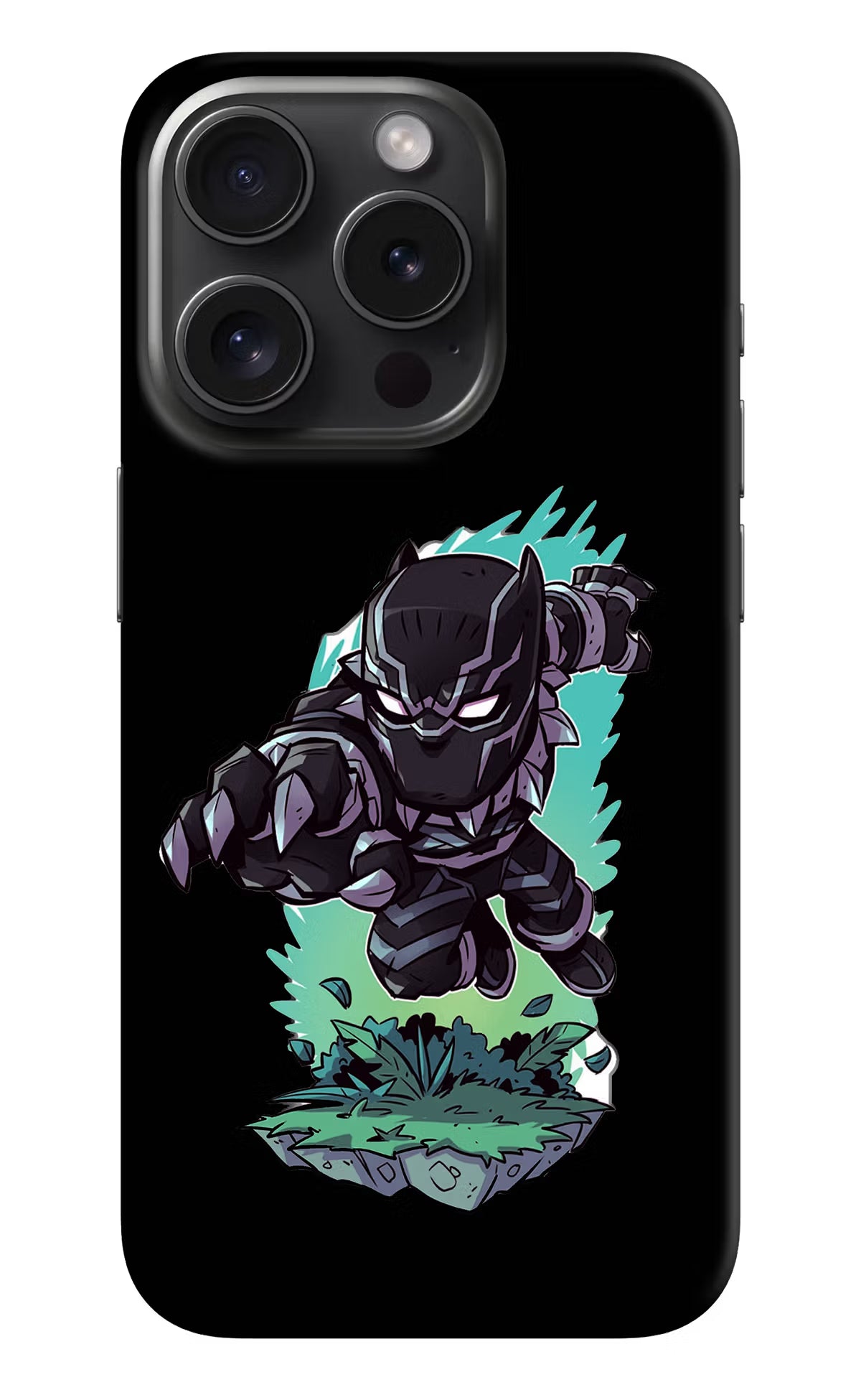 Black Panther iPhone 15 Pro Max Hard Case Back Cover by Casekaro
