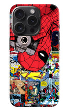 Spider Man iPhone 15 Pro Max Hard Case Back Cover by Casekaro