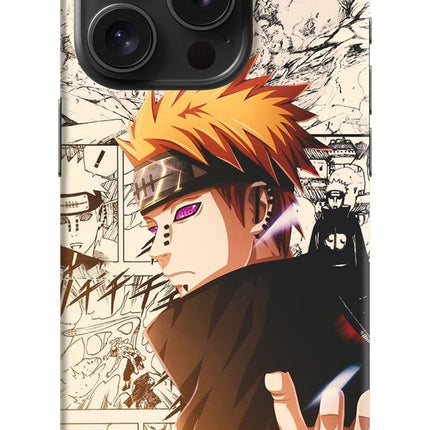 Pain Anime iPhone 15 Pro Max Hard Case Back Cover by Casekaro