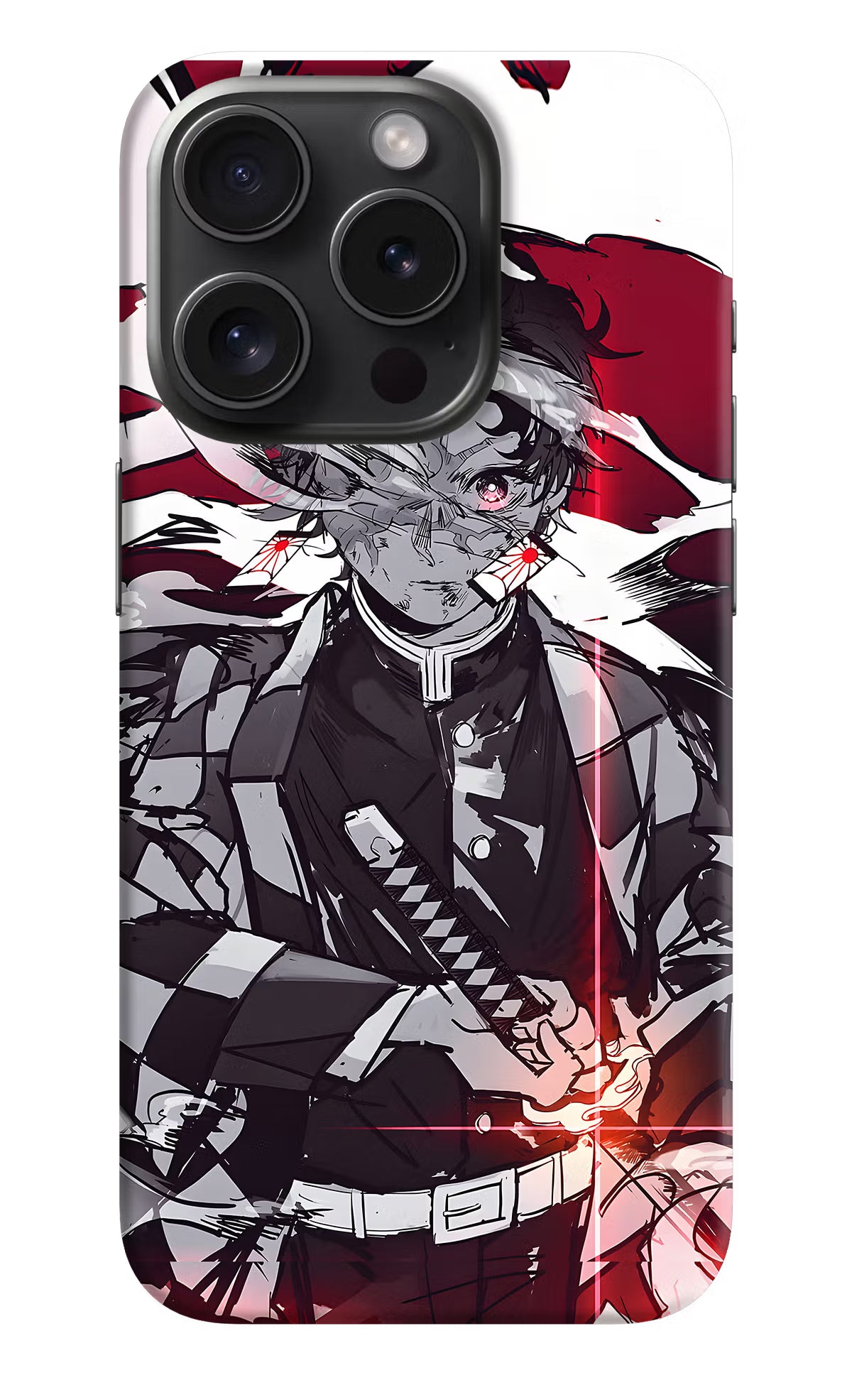 Demon Slayer iPhone 15 Pro Max Hard Case Back Cover by Casekaro