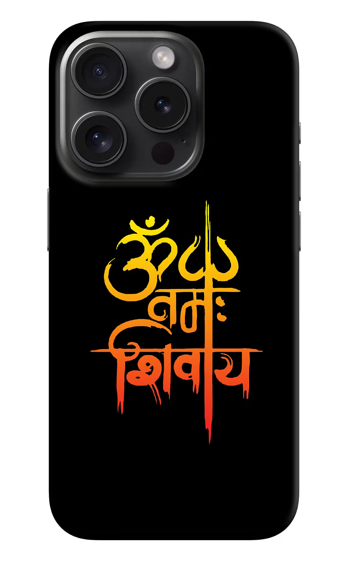 Om Namah Shivay iPhone 15 Pro Max Hard Case Back Cover by Casekaro