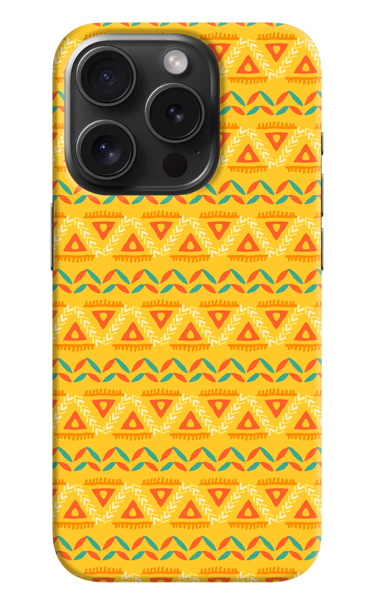 Tribal Pattern iPhone 15 Pro Max Hard Case Back Cover by Casekaro