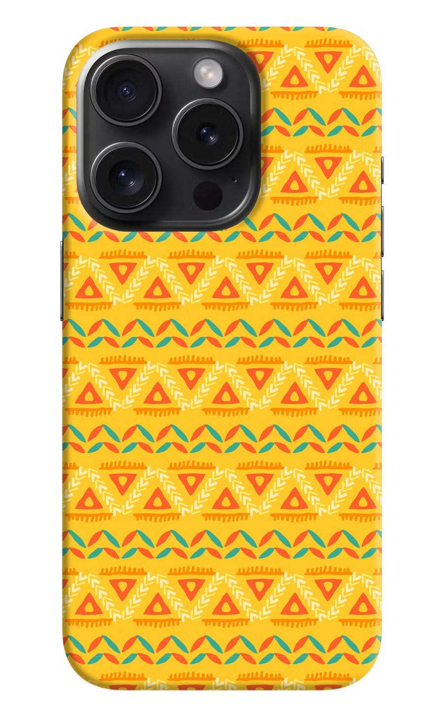 Tribal Pattern iPhone 15 Pro Max Back Cover, Hard case