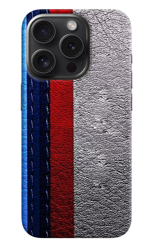 BMW Stripes iPhone 15 Pro Max Hard Case Back Cover by Casekaro