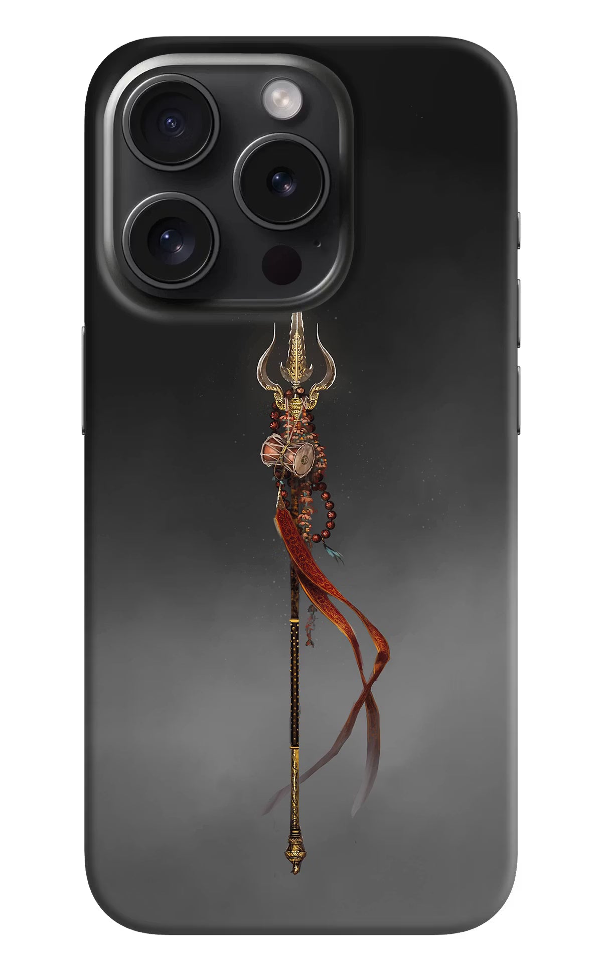Shiv Trishul iPhone 15 Pro Max Hard Case Back Cover by Casekaro
