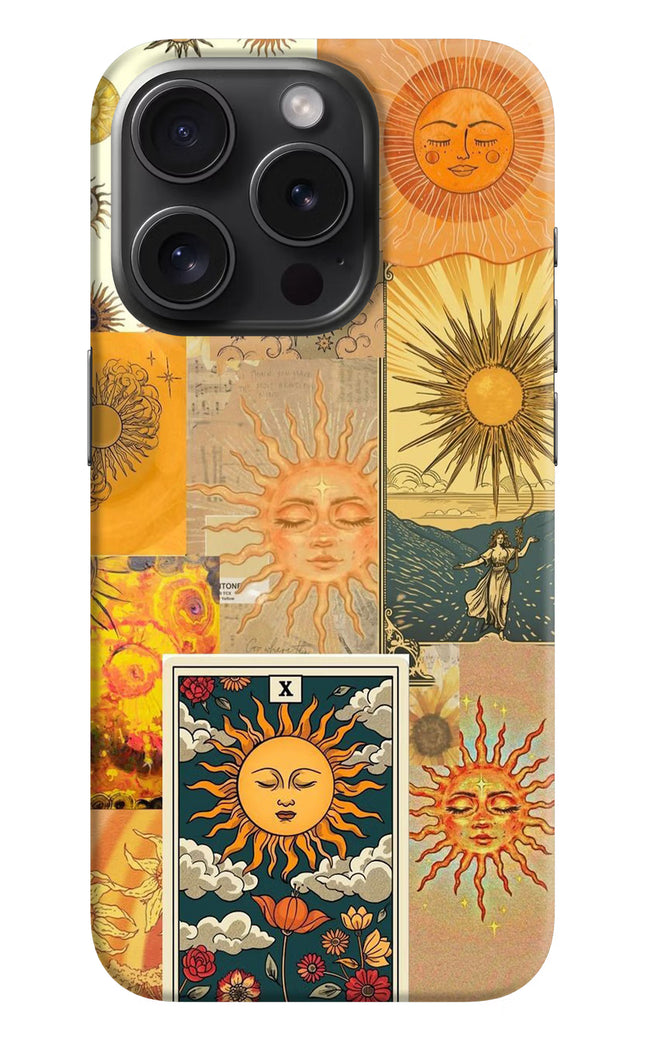 Sun iPhone 15 Pro Max Hard Case Back Cover by Casekaro