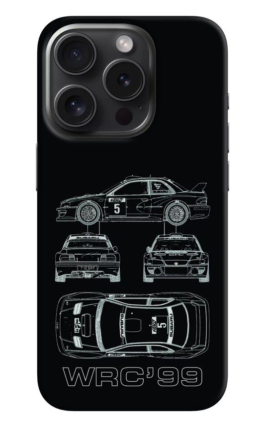WRC'99 iPhone 15 Pro Max Hard Case Back Cover by Casekaro