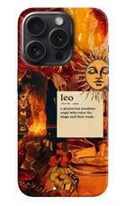 Leo Zodiac iPhone 15 Pro Max Hard Case Back Cover by Casekaro