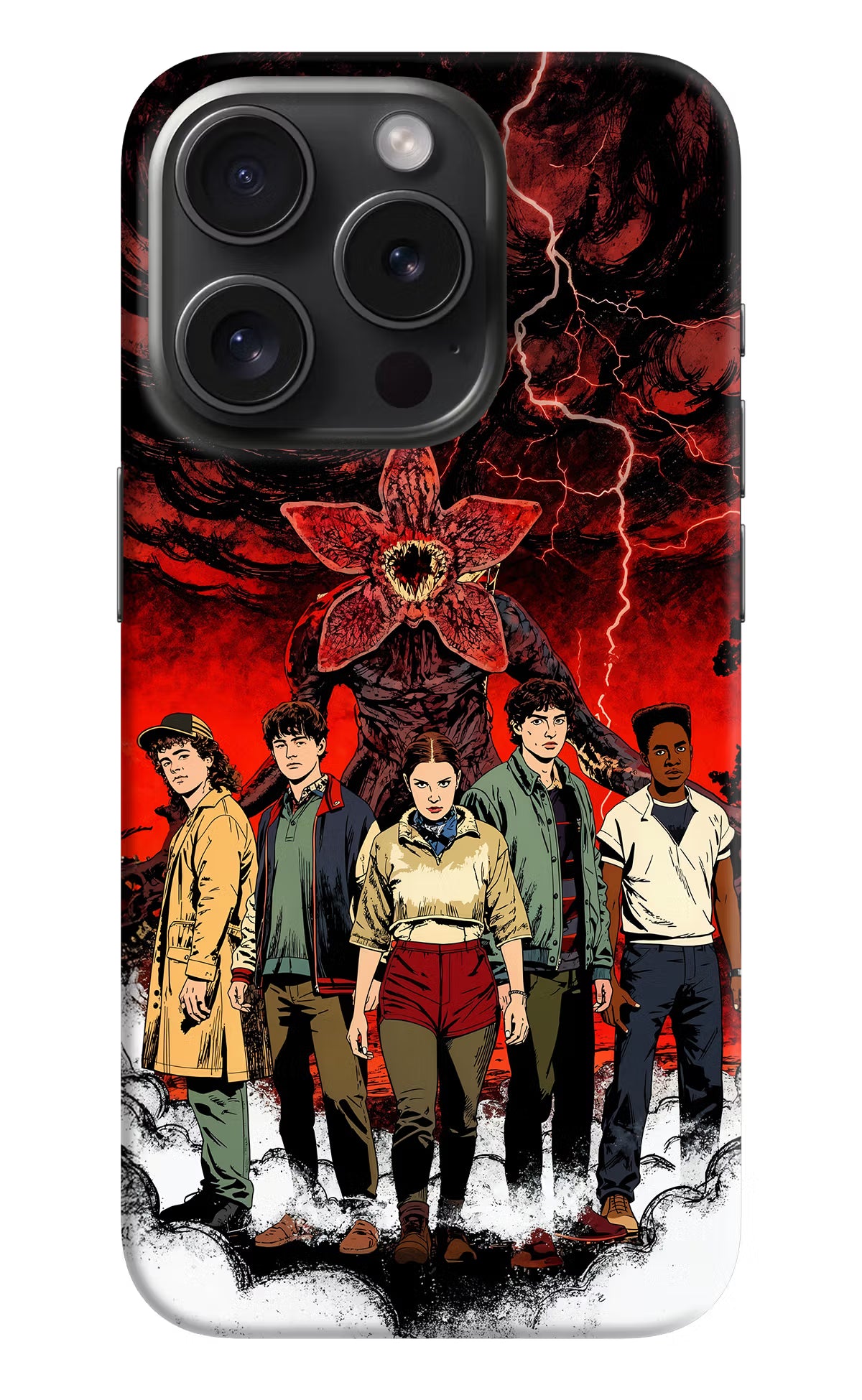 Ordinary Things Characters iPhone 15 Pro Max Hard Case Back Cover by Casekaro