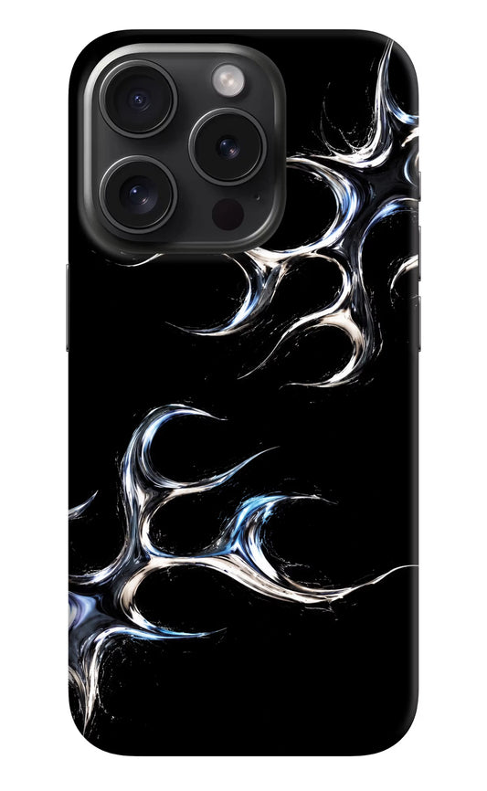 Chrome Tribal iPhone 15 Pro Max Hard Case Back Cover by Casekaro