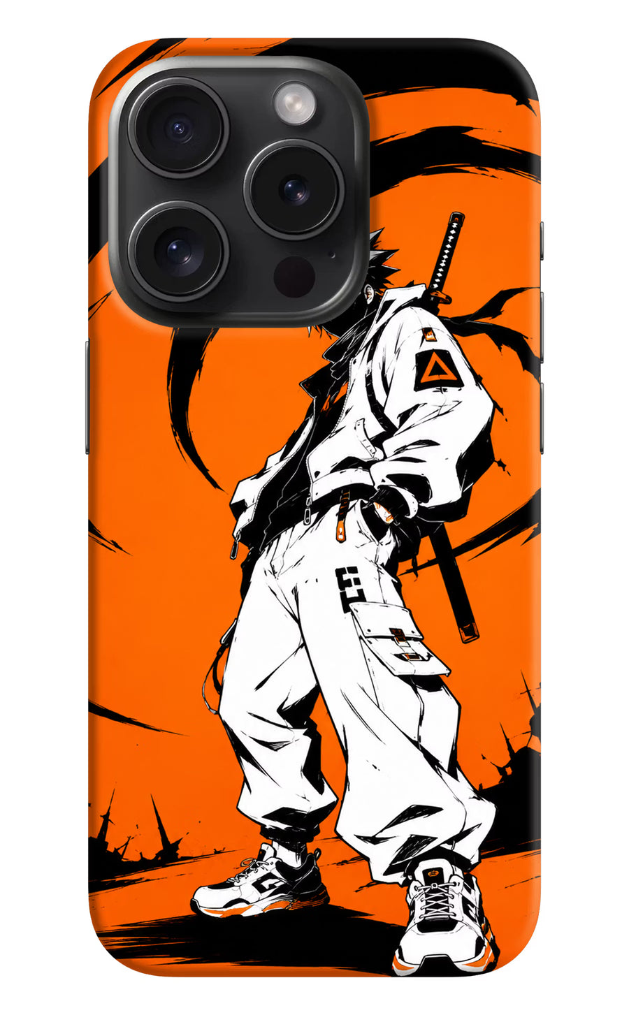 Street Samurai  iPhone 15 Pro Max Back Cover, Hard case