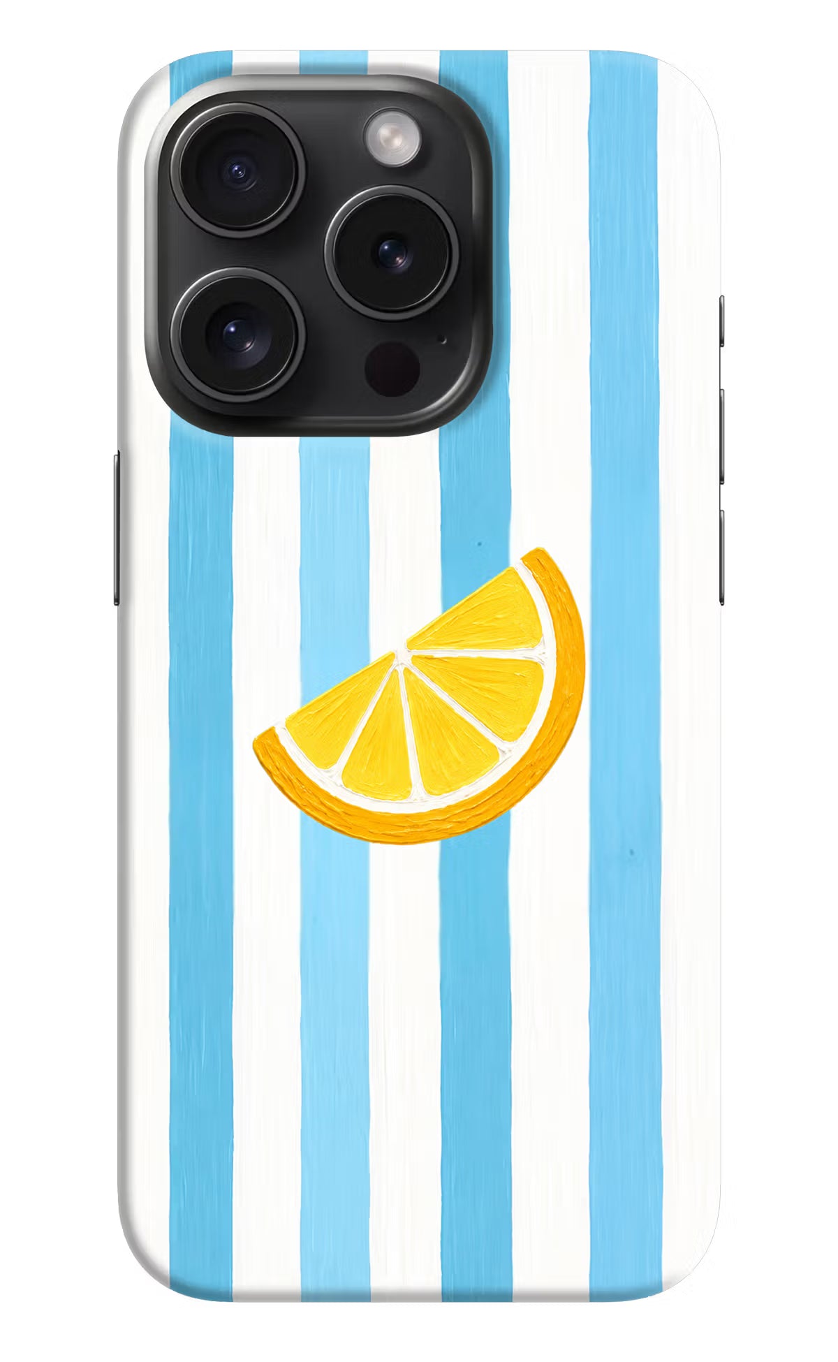Summer Lemon iPhone 15 Pro Max Hard Case Back Cover by Casekaro
