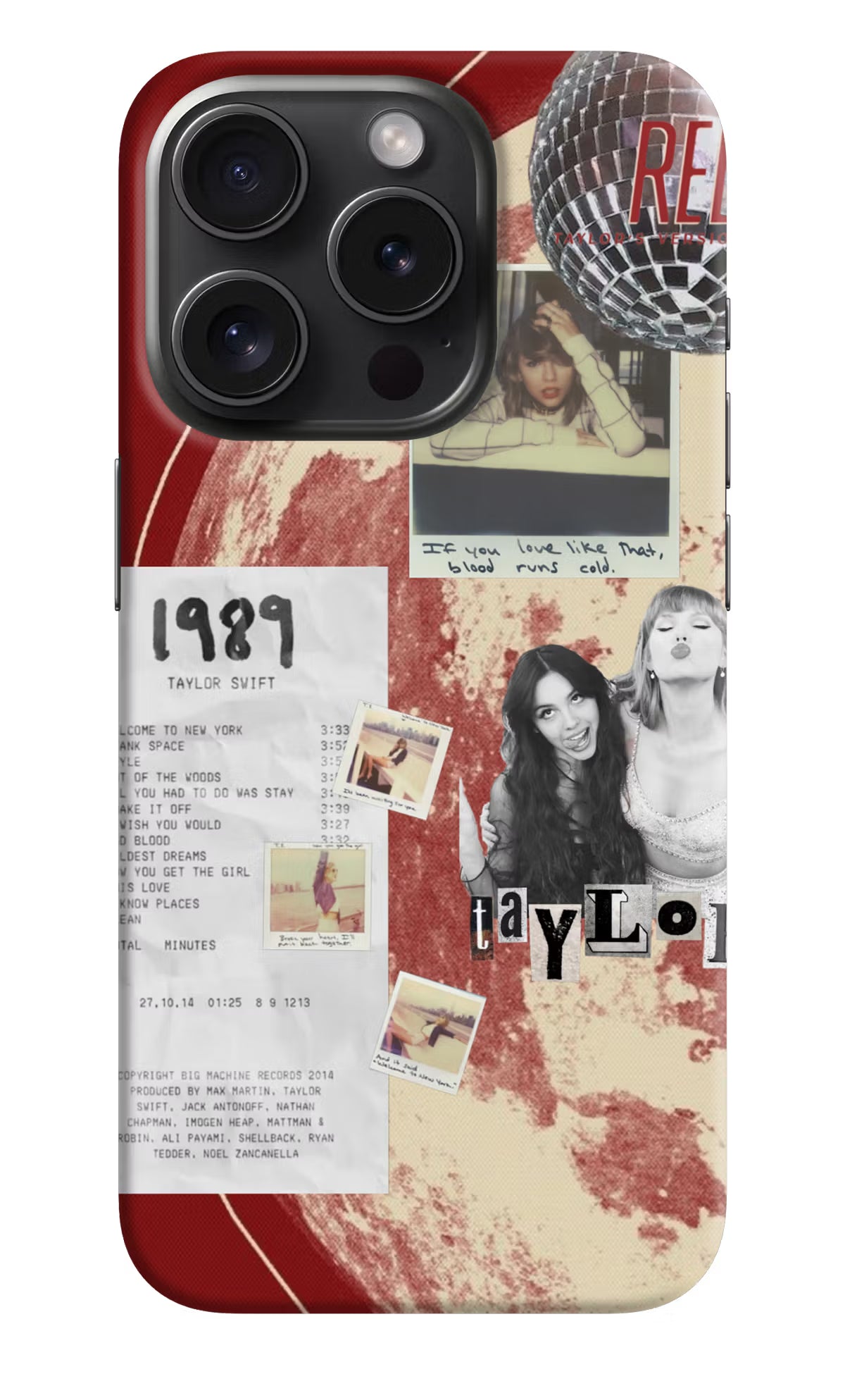 Taylor Swift iPhone 15 Pro Max Back Cover