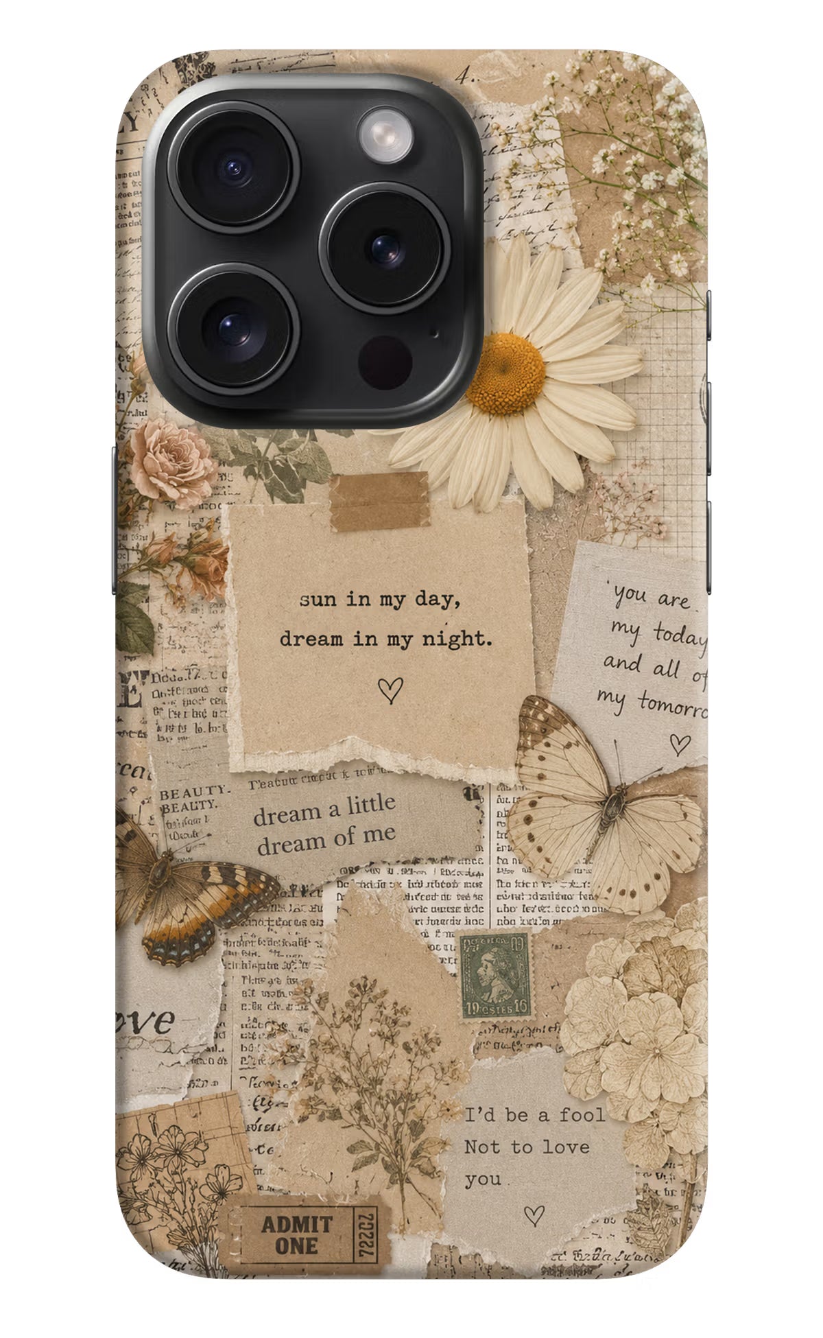 Vintage case iPhone 15 Pro Max Back Cover