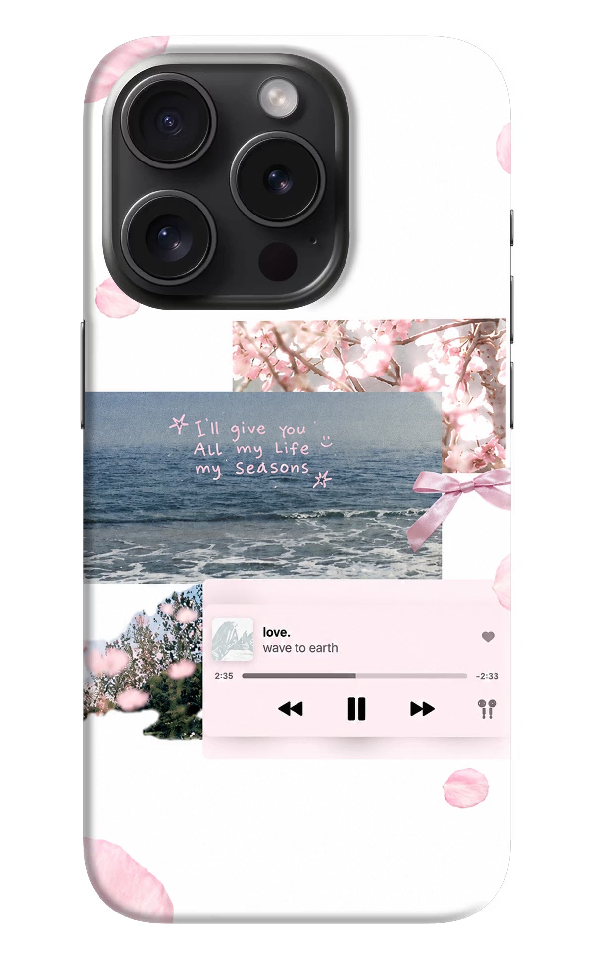Wave to earth iPhone 15 Pro Max Back Cover
