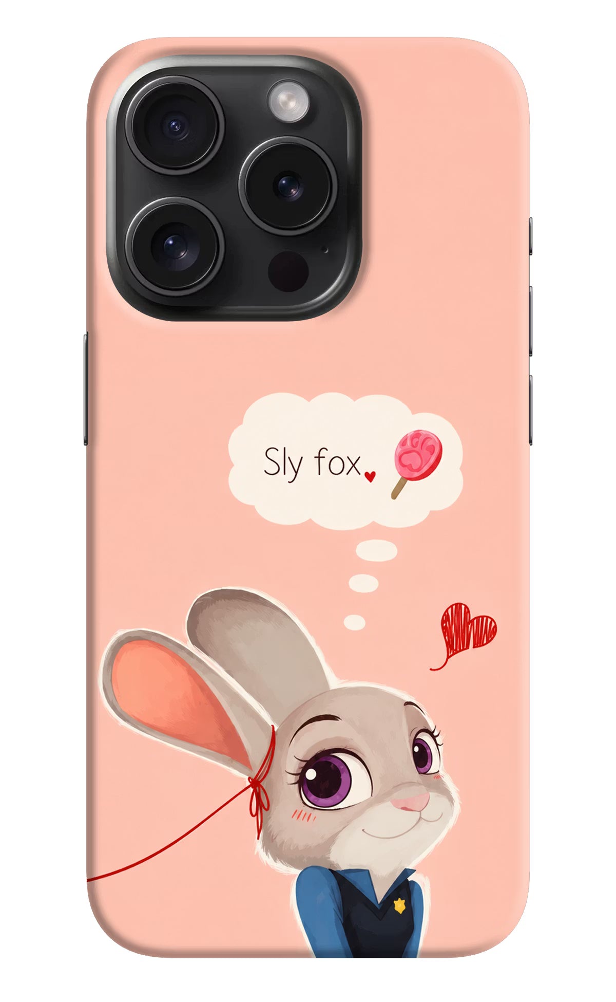 Judy Charm iPhone 15 Pro Max Back Cover
