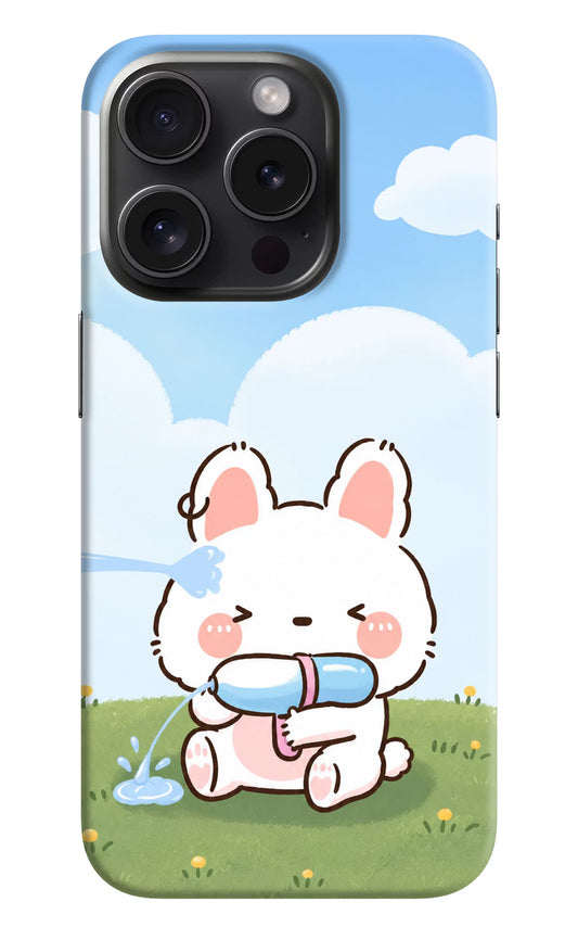 Bunny Treat iPhone 15 Pro Max Hard Case Back Cover by Casekaro