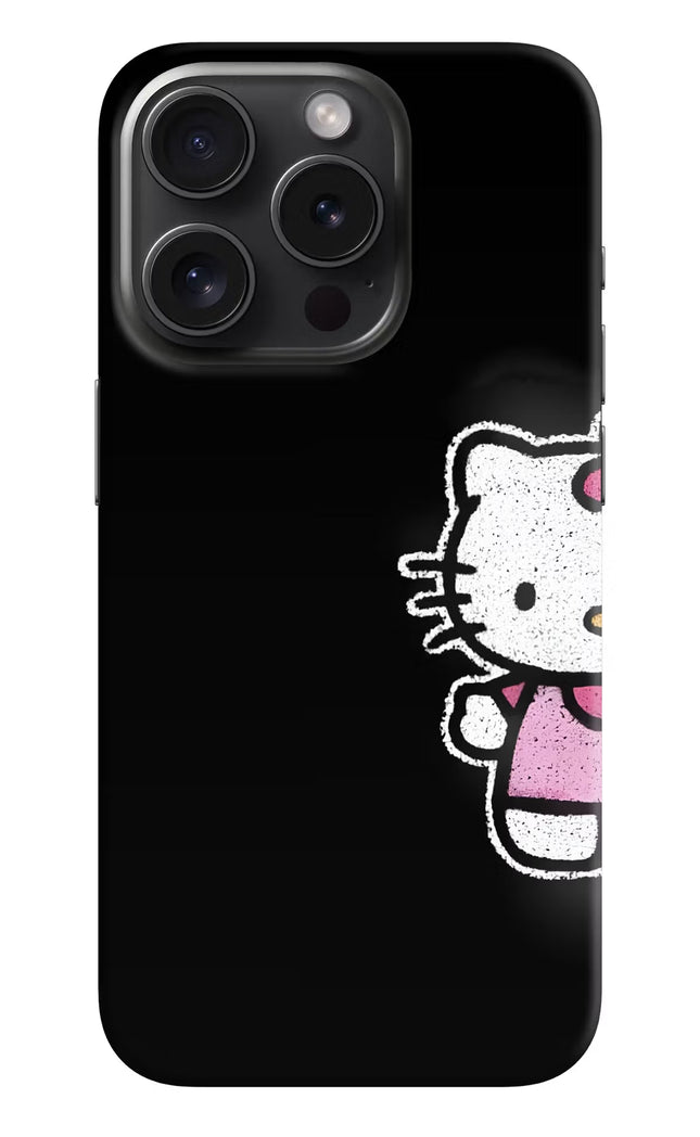 Kitty Charm iPhone 15 Pro Max Hard Case Back Cover by Casekaro