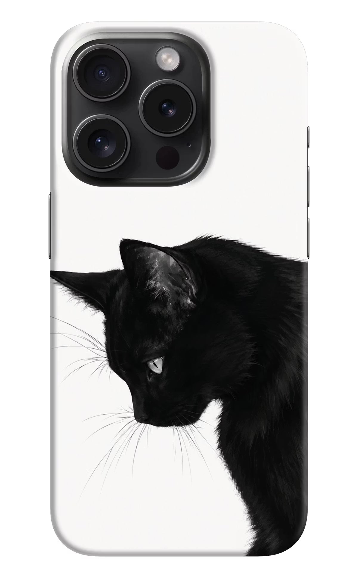 Shadow Gaze iPhone 15 Pro Max Hard Case Back Cover by Casekaro
