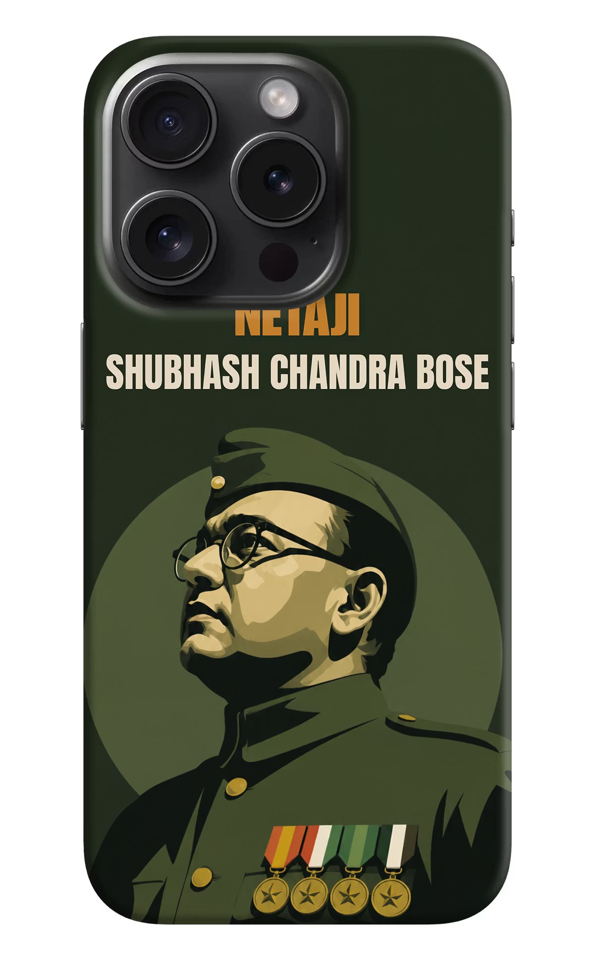 Netaji Legacy iPhone 15 Pro Max Back Cover