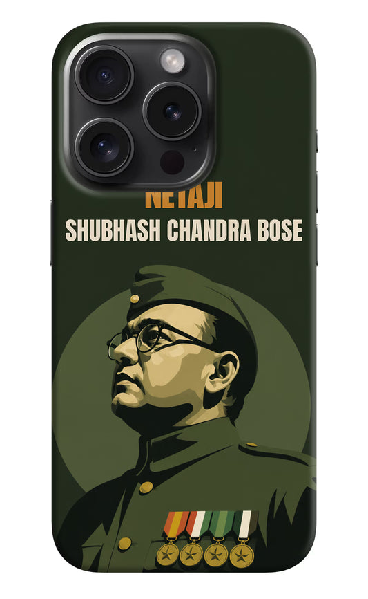 Netaji Legacy iPhone 15 Pro Max Back Cover