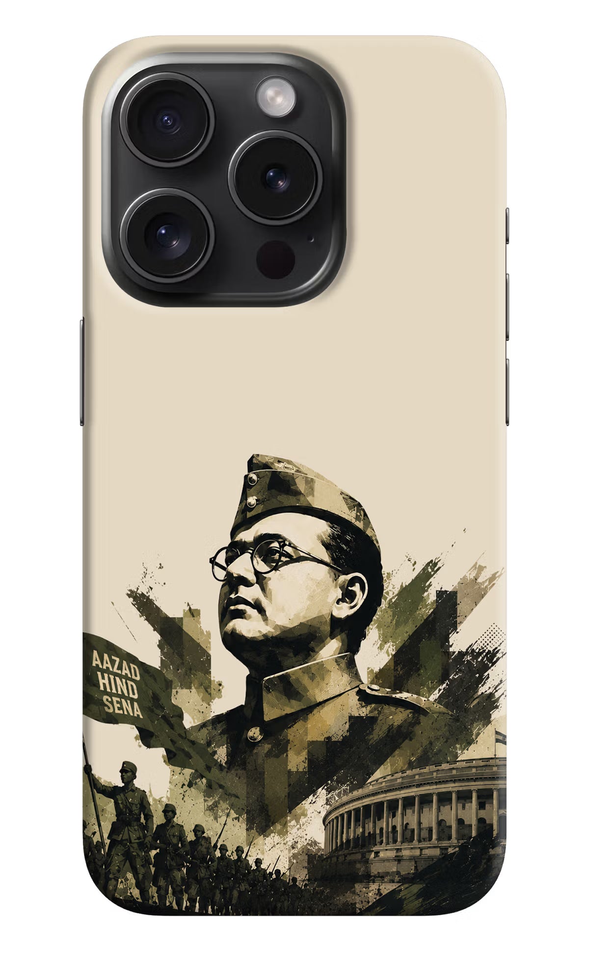 Netaji Rising iPhone 15 Pro Max Back Cover