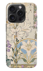 White Lily iPhone 15 Pro Max Back Cover