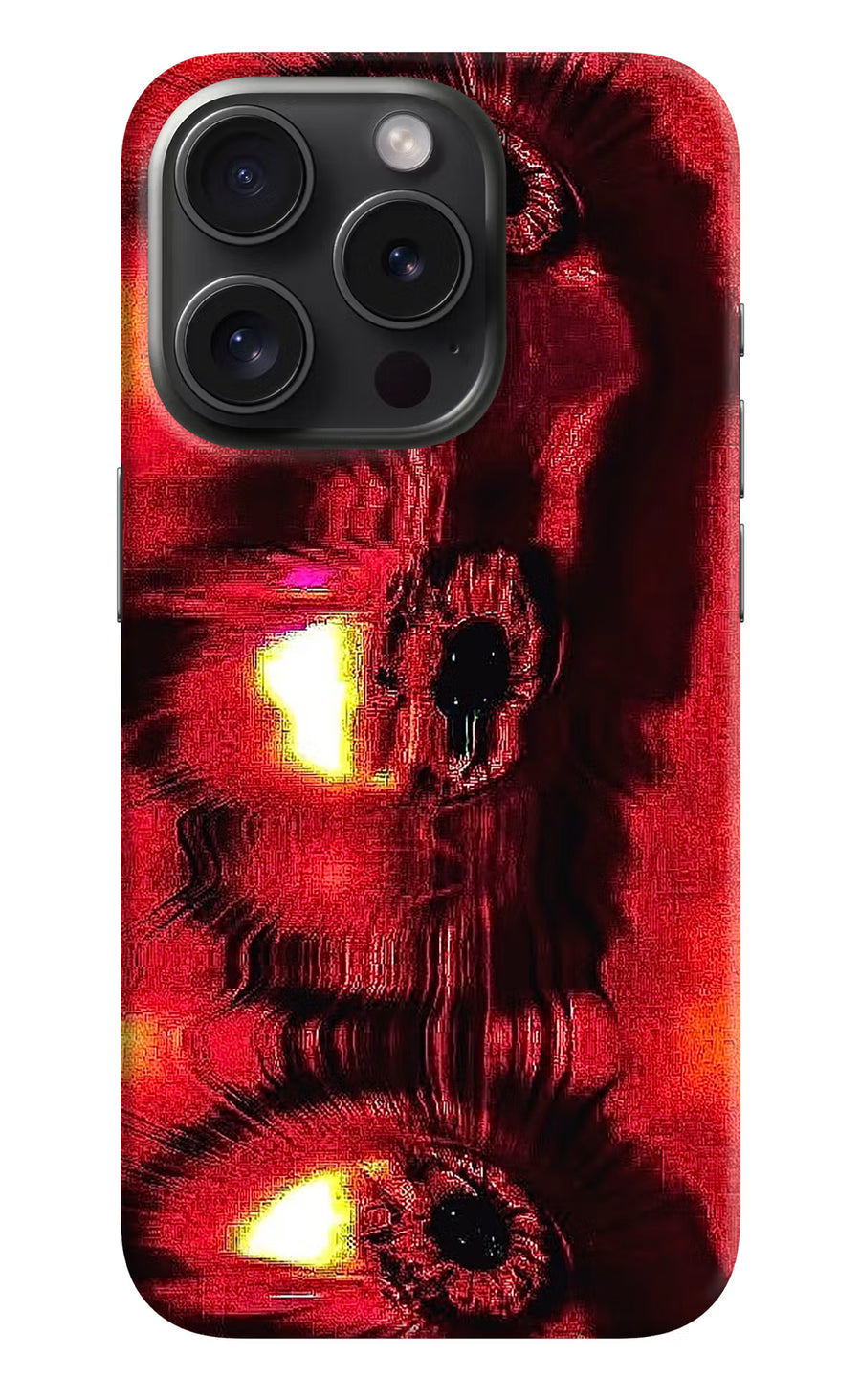 Fire Eye iPhone 15 Pro Max Back Cover, Hard case