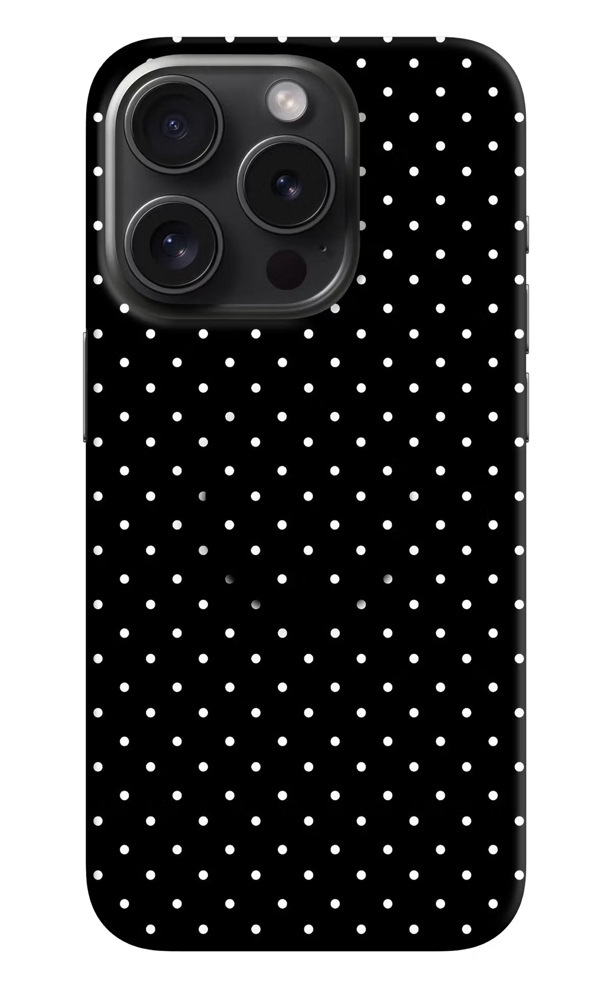 White Dots iPhone 15 Pro Max Pop Case by Casekaro
