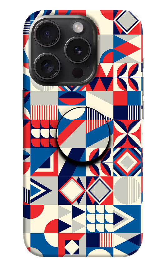 Colorful Pattern iPhone 15 Pro Max Pop Case by Casekaro
