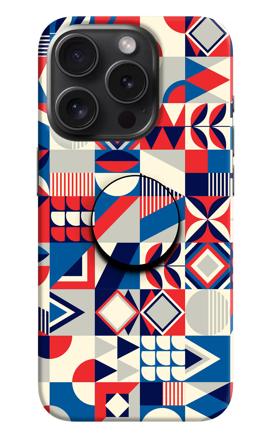 Colorful Pattern iPhone 15 Pro Max Pop Case, Hard case