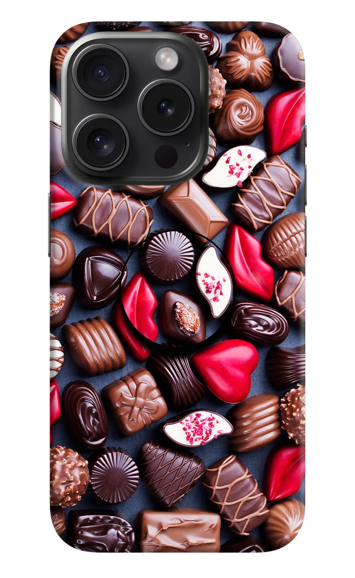 Chocolates iPhone 15 Pro Max Pop Case by Casekaro