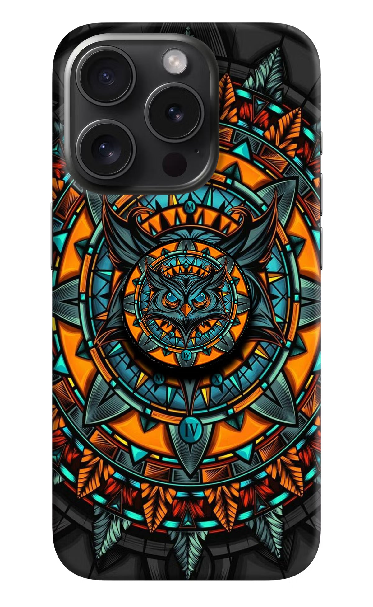 Angry Owl iPhone 15 Pro Max Pop Case by Casekaro