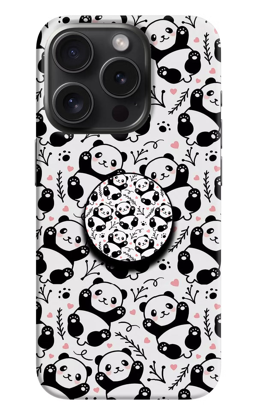 Cute Panda iPhone 15 Pro Max Pop Case, Hard case