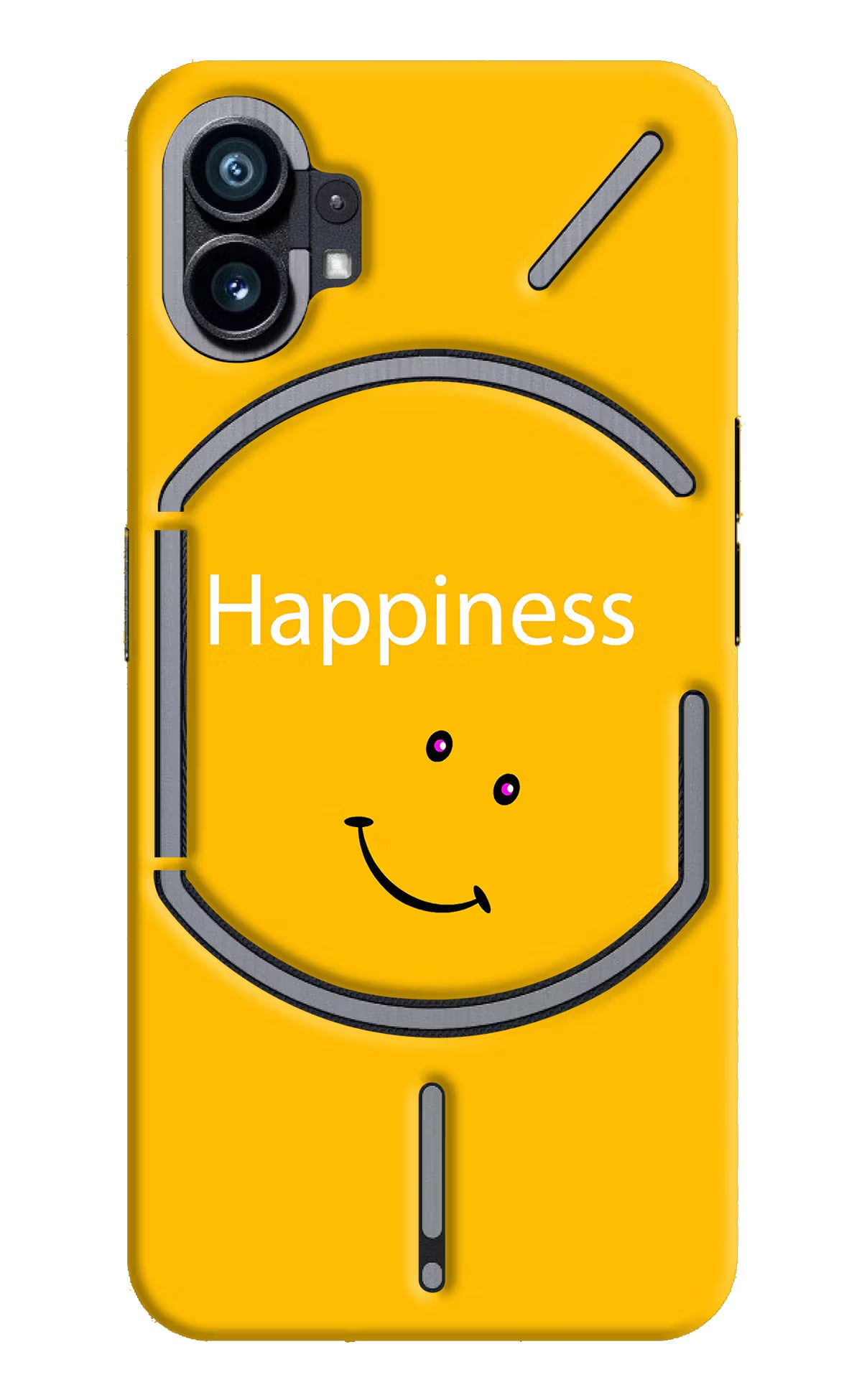 Happiness With Smiley Nothing Phone 1 Hard Case Back Cover by Casekaro