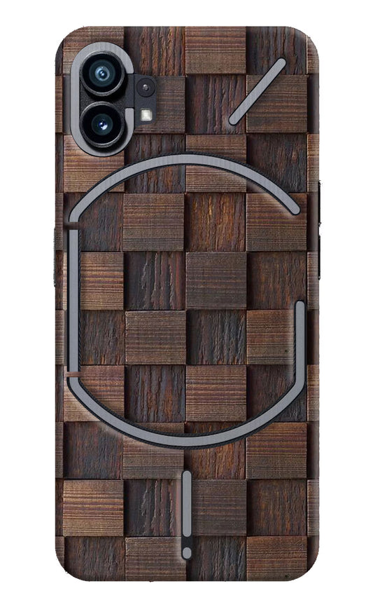 Wooden Cube Design Nothing Phone 1 Hard Case Back Cover by Casekaro