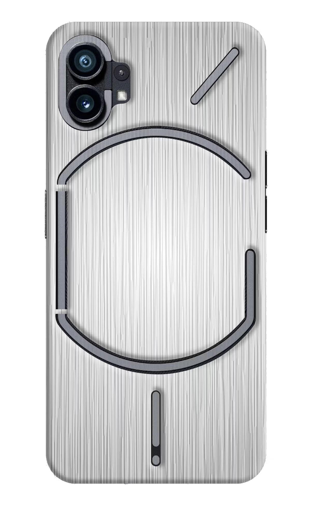 Wooden Grey Texture Nothing Phone 1 Hard Case Back Cover by Casekaro