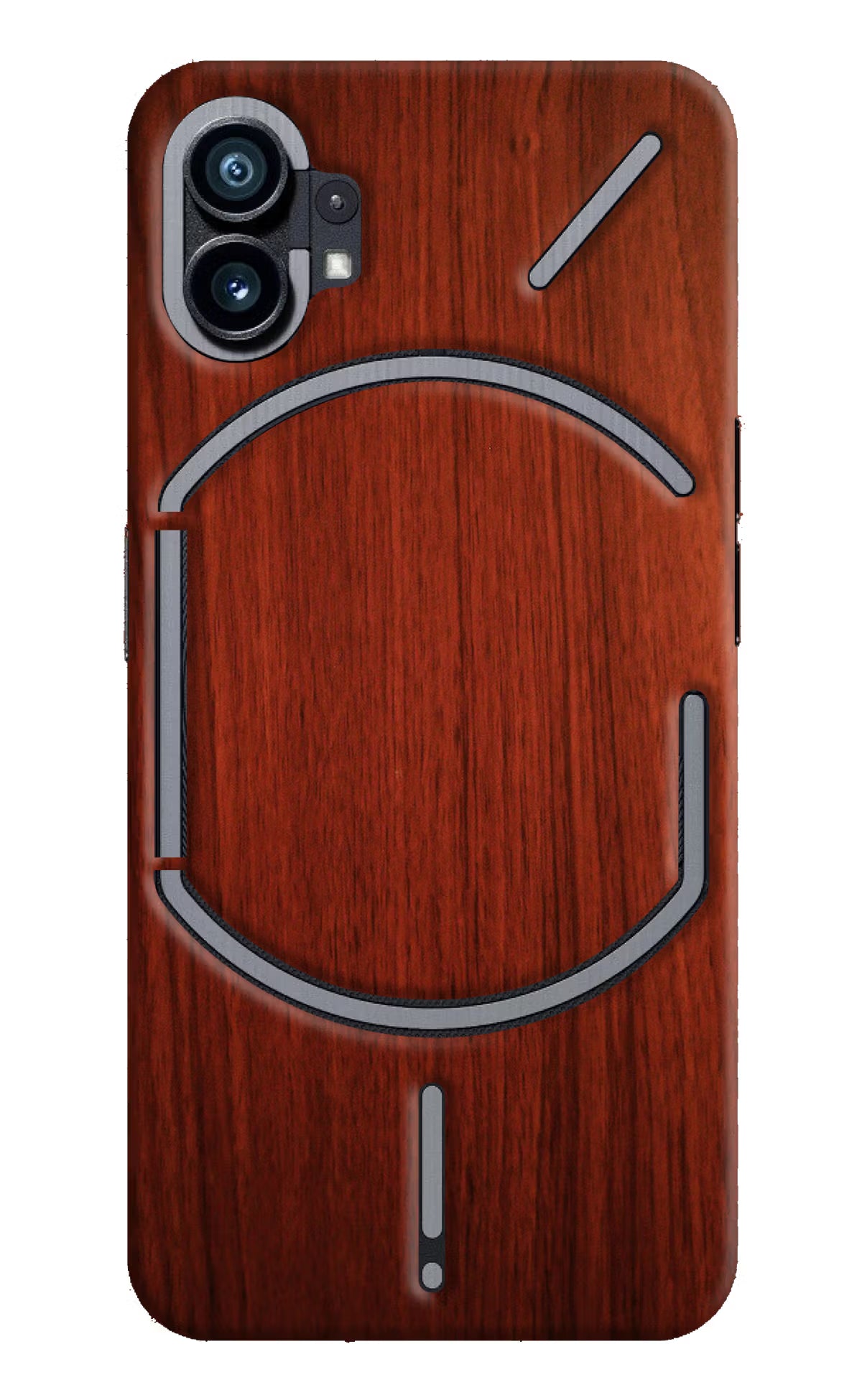 Wooden Plain Pattern Nothing Phone 1 Hard Case Back Cover by Casekaro