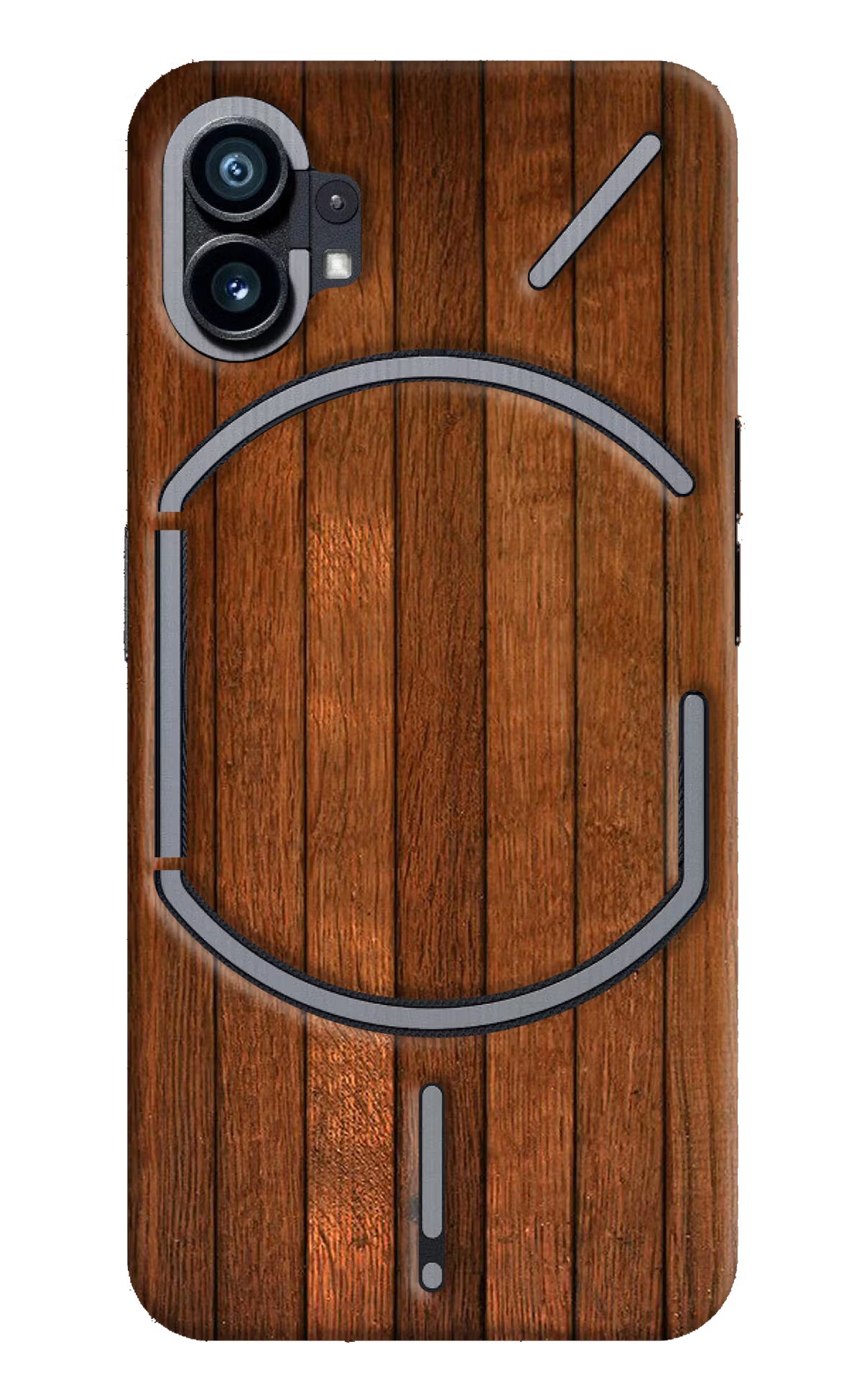 Wooden Artwork Bands Nothing Phone 1 Hard Case Back Cover by Casekaro