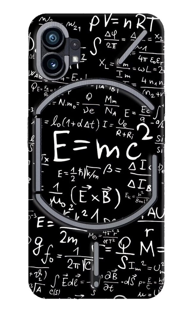 Physics Formula Nothing Phone 1 Hard Case Back Cover by Casekaro