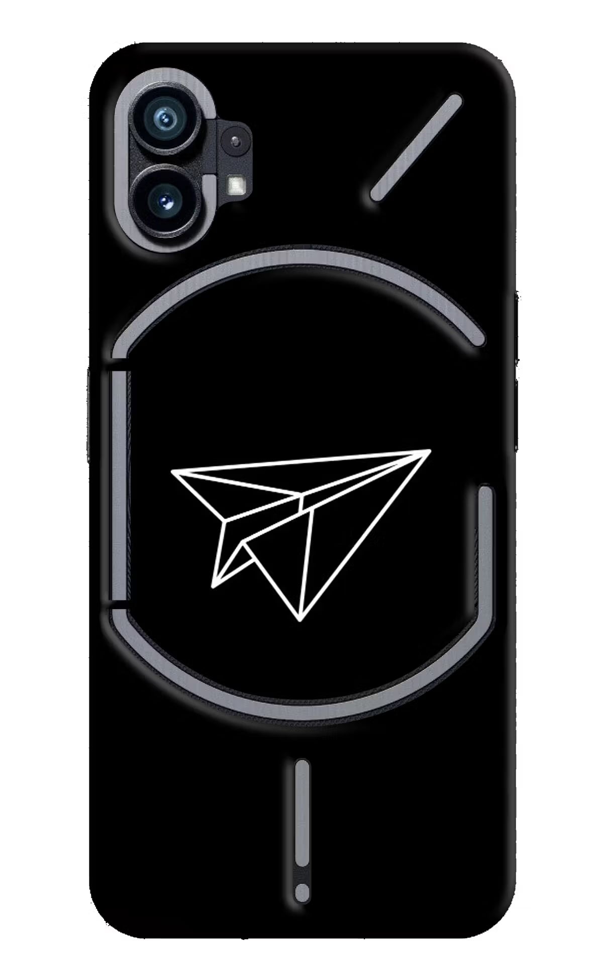 Paper Plane White Nothing Phone 1 Hard Case Back Cover by Casekaro